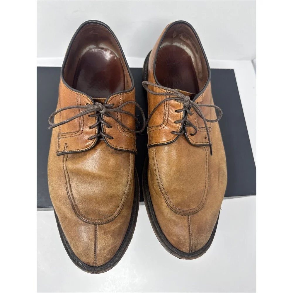 Allen Edmonds Bradley Shoes Mens Size 10 D Leather Derby Split Toe Made USA 10D